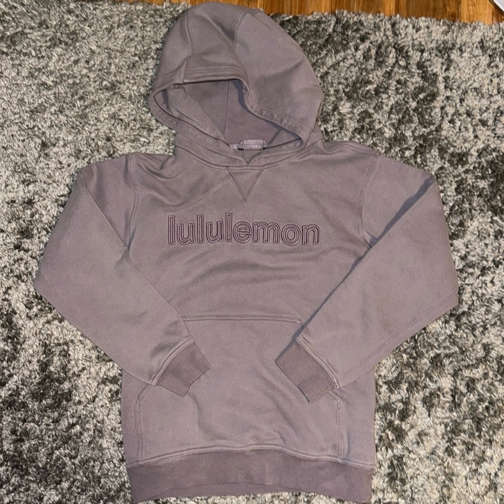 Lululemon All Yours Graphic Hoodie Dusky Lavender Size 6